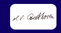 Ludwig van Beethoven Signature